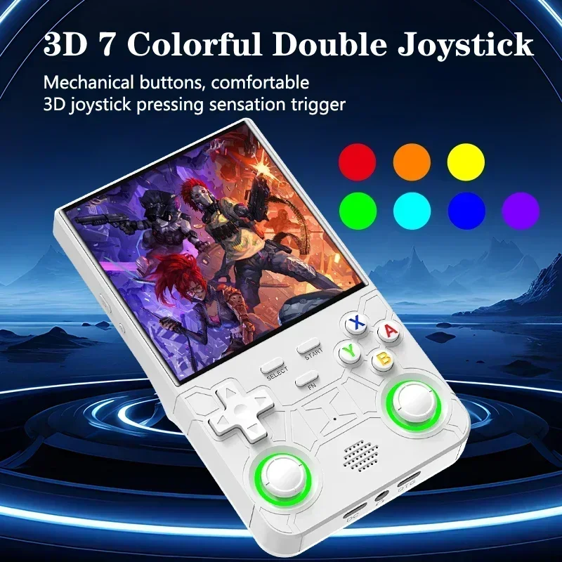 Console da gioco portatile R36 Ultra 2026 Open Source R36S con sistema Linux, schermo IPS da 4.0 pollici, lettore video tascabile 64G, i migliori giochi - immagine 3