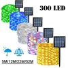 7M/12M/22M/32M Solar Light Outdoor Garden Fairy String Light Led Twinkle Waterproof Lamp for Christmas Patio Tree Party 1