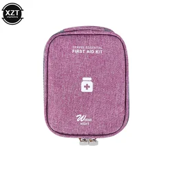 Portable Medicine Storage Bag - Travel First Aid and Emergency Survival Organizer (PURPLE)