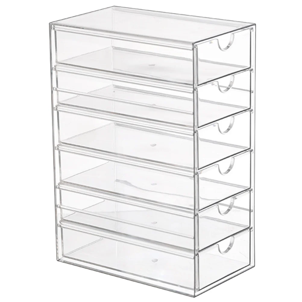 

Desktop Drawer Organizer Multi-layer Transparent Storage Box Versatile Trinket Storage Holder for Makeup Stationery Jewelry