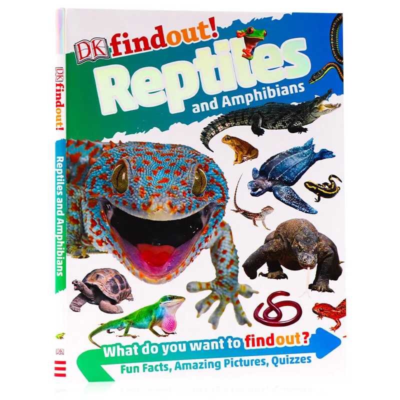 

MiluMilu Discovery Knowledge Series Children's Enlightenment Picture Book DK Findout Reptiles And Amphibians Original