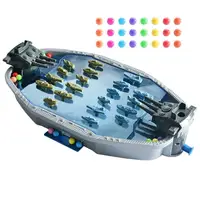 Children Catapult Marble Toy Catapult Battle Board Play Parent-child Double Game Machine Educational 2-player Battle Table Games 1