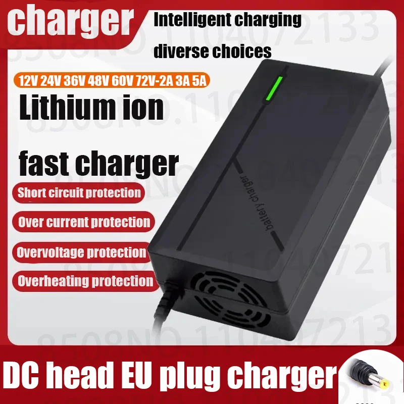 Universal Smart Fast Charging Plug Charger for Lithium Li-ion Battery Packs