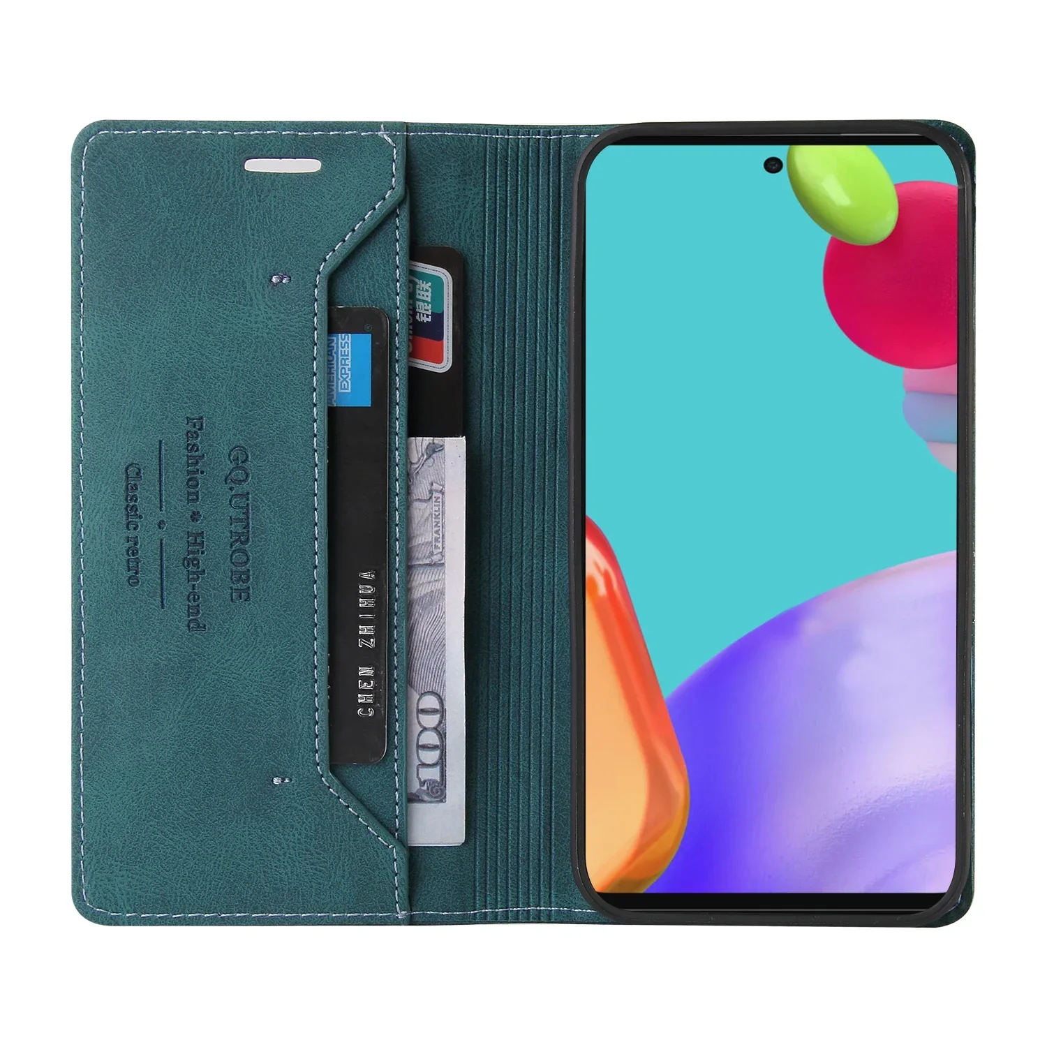 Leather Wallet Phone Case - Elegant Protective Cover