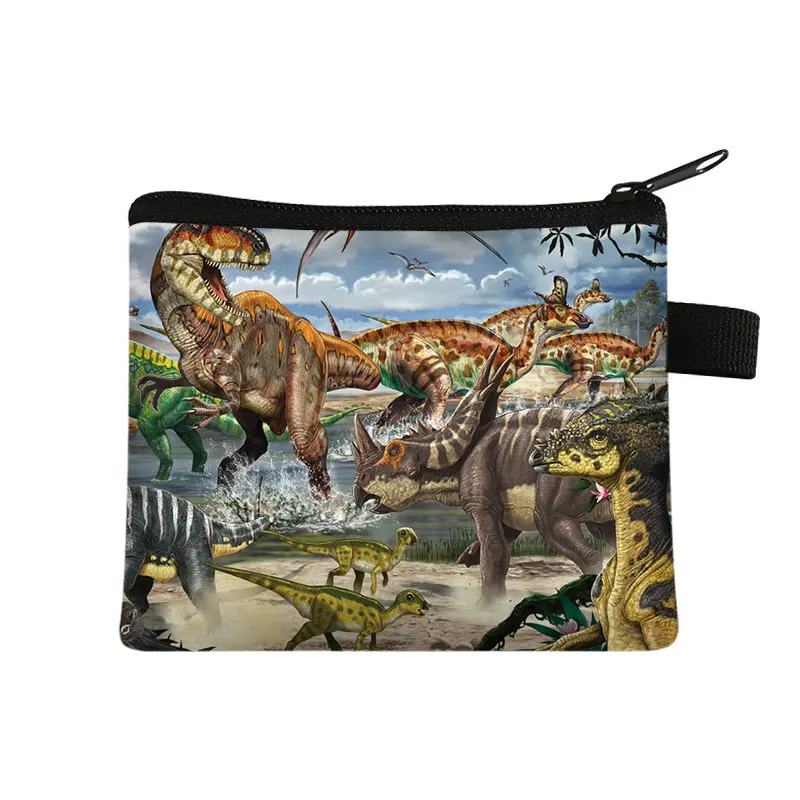 Dinosaur Coin Purse Teenager Wallet Key Credit Card Holder Bag