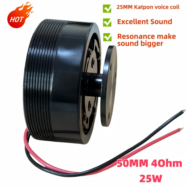 Sounderlink 44MM 50MM 25W High Power Resonance Vibration raw replacement Speaker Full Range Driver Bass shaker loudspeaker DIY 1
