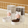 Bowl for Cats Dogs Supplies 2 in1 Cat Feeding Water Bowl Pet Hanging Cage Feed Adjustable Kitten Puppy Feeder Raised Stand Dish 2