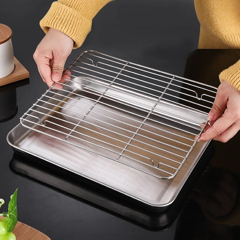 https://ae01.alicdn.com/kf/S4f5e1ea3f3444ec991beef45d4e325f1T/304-Stainless-Steel-Food-Tray-With-Cooling-Rack-BBQ-Grid-Nonstick-Cake-Pan-Outdoor-BBQ-Tray.jpg