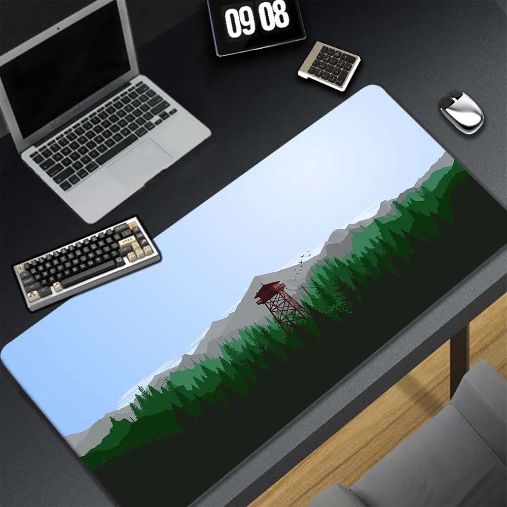 

Computer Mouse Pad Firewatch Gaming Mousepads Mousemat XXL Big Keyboard Mat Laptop Mat Rubber Mousepad 400x900mm Large Mouse Mat