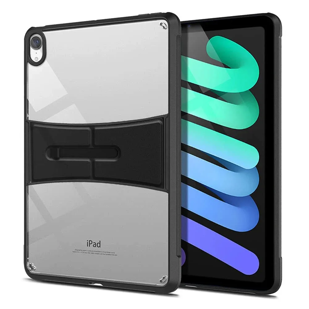 Enhanced Shockproof Transparent Tablet Case with Stand