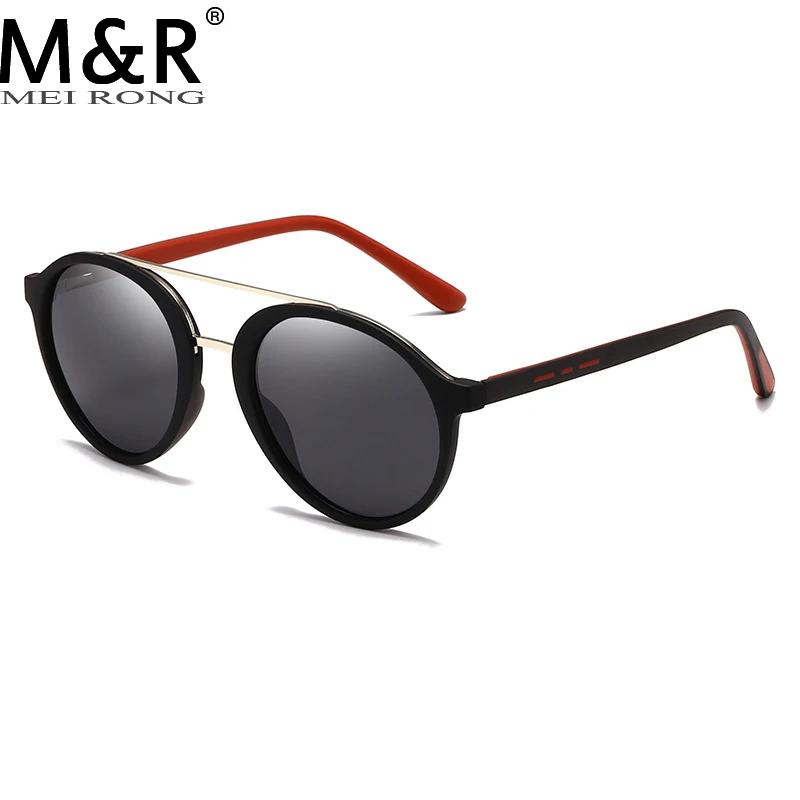 

Fashion New Product Women's Oval Polarized Sunglasses Personalized Metal Arc Shaped Mirror Legs Men's Driving Sun Visors Gafas