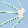 100Pcs/Set Double Layer Polyester Rectangular Head Cleaning Swabs Plastic Handle Dust-Free Industrial Paddle Sticks 2