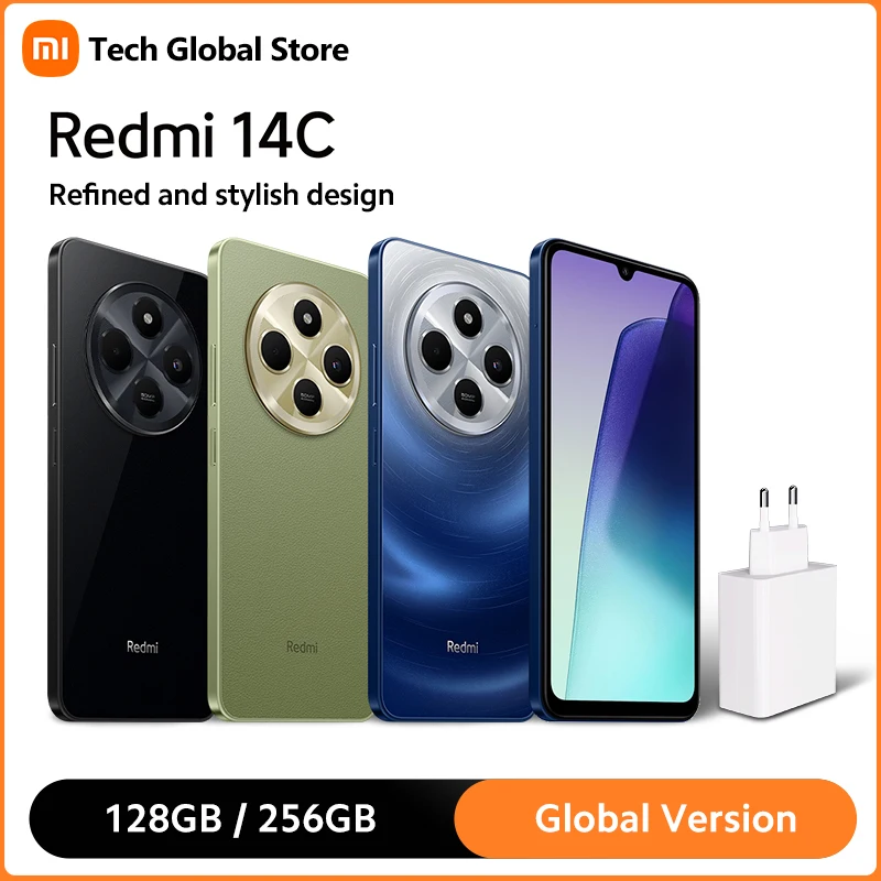 Global Version Xiaomi Redmi 14C Smartphone MediaTek Helio G81