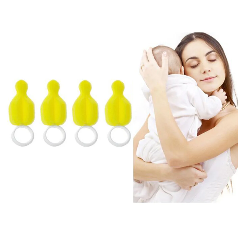 

20 Pcs Sponge Cleaner Cleaning Brush No Detergent Baby Pacifier Newborn