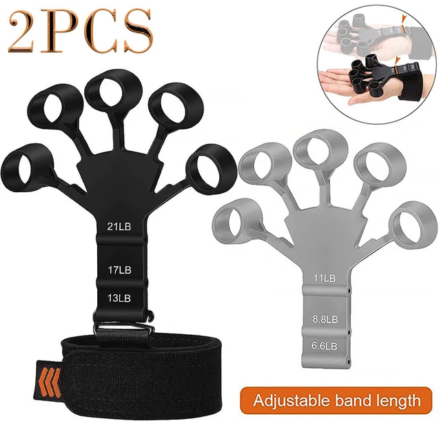 2x Gripster Grip Strengthener Finger Exerciser Hand Wrist Grip Trainer  Fitness