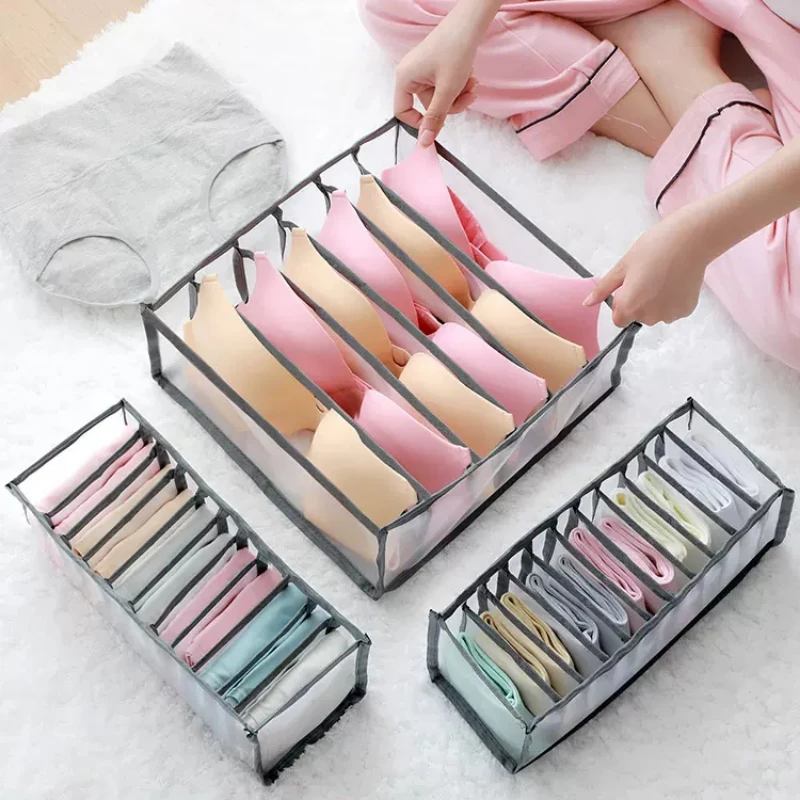 Closet Organizer For Underwear Socks Home Divider Storage Box