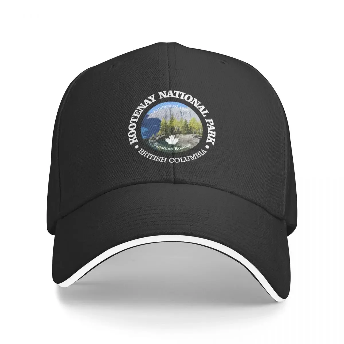 

Kootenay National Park Baseball Cap Beach Outing Visor Golf Hat For Girls Men's