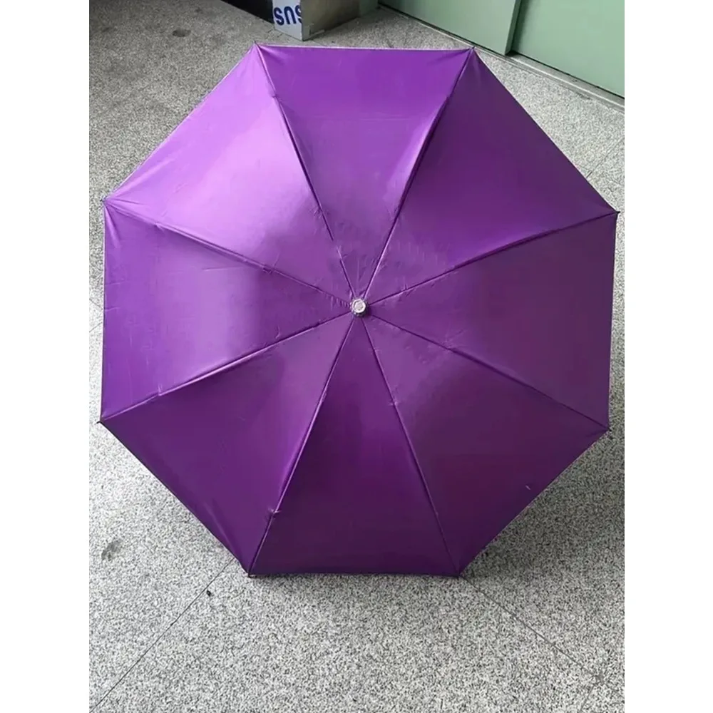 Whimsical Veggie Design Folding Umbrella: Sun-Protective, Durable, Compact for Travel-Manual Open, 8 Ribs
