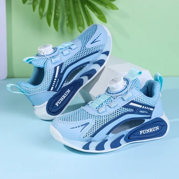 Campus Daily Kids Mesh Casual Running Shoes Good Heat Dissipation Comfort Fit Outdoor Daily Sport Training Sneakers