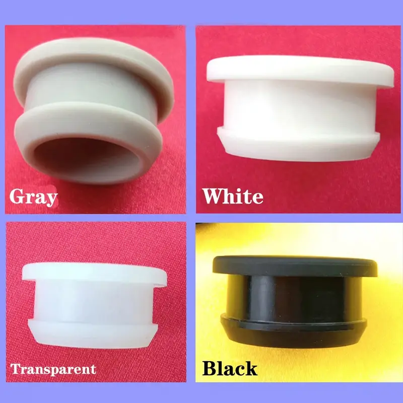 1-10Pcs 2.5-50.6mm Black Conical Snap-on Silicone Rubber T Type Plug Blanking End Caps Tube Inserts Bung Proof High Temperature - Image 3