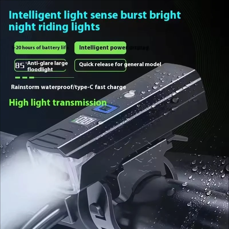 Bicycle Light Portable 1200 Lumens Front Lights Flashlight Aluminum Front Bike L