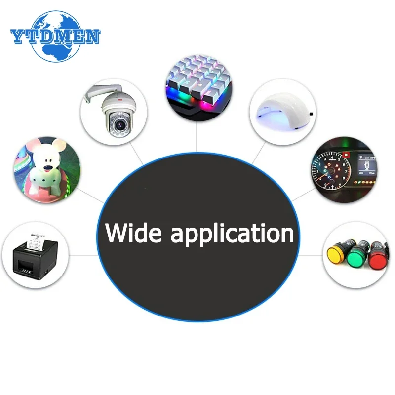 SMD LED 100pcs 0805 Ultra Bright Light Emitting Diode Assorted Kit Red Blue Yellow White Green DIY