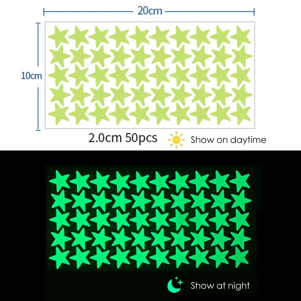 50pcs stars