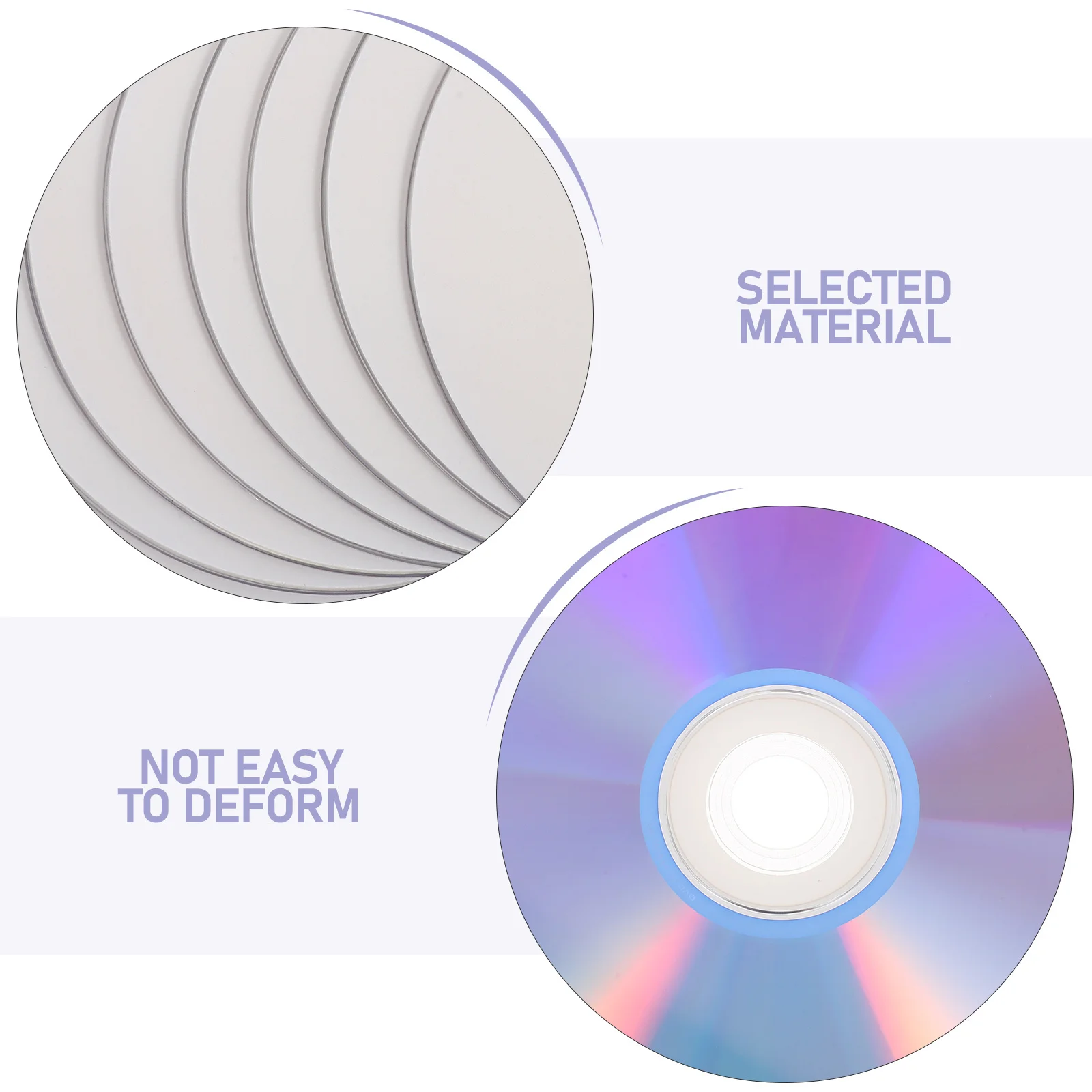 10개 블랭크 DVD 디스크 CD RW 쓰기 가능 미디어 저장 데이터 백업 음악 비디오 사진 DVD 디스크 블랭크