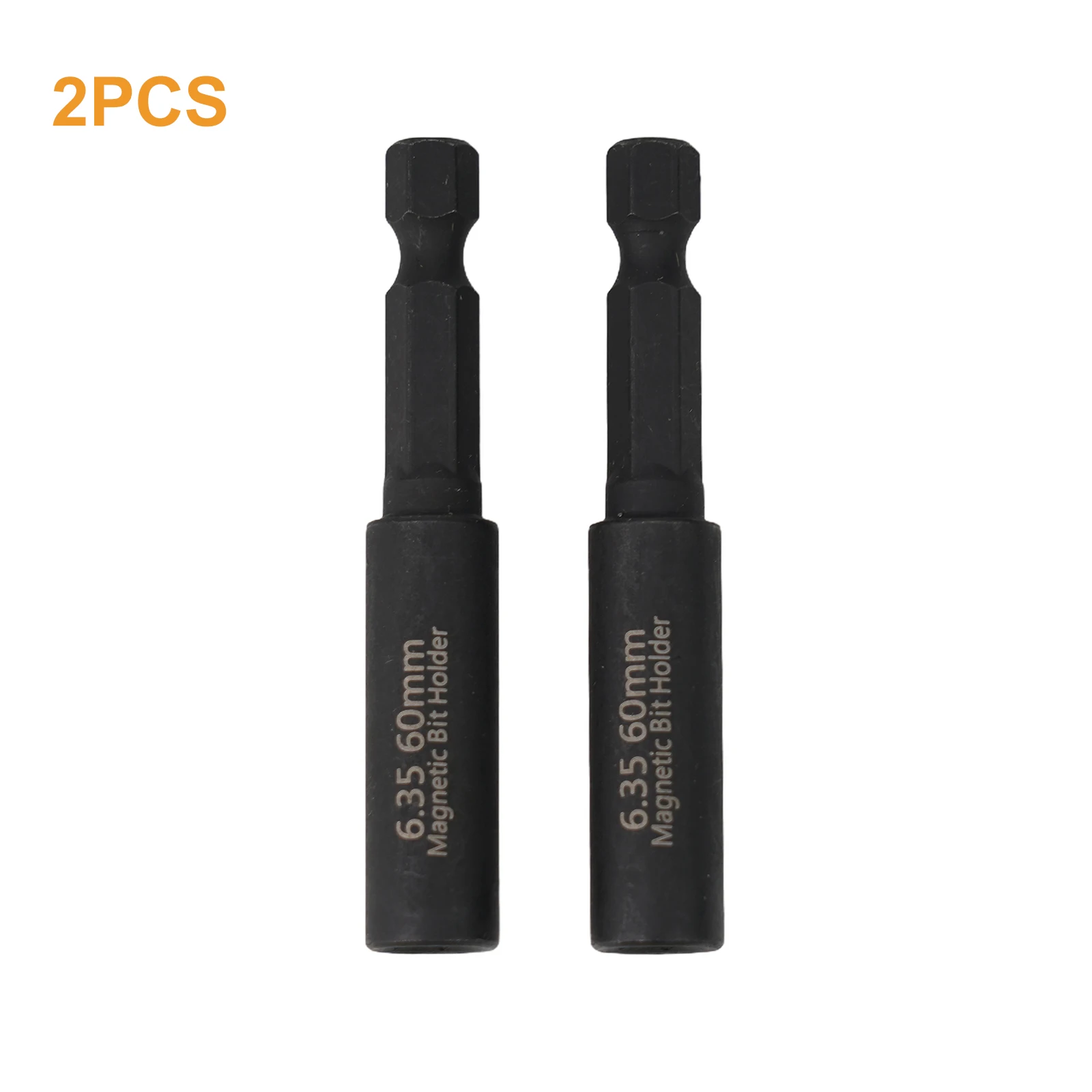 2/5Pcs 60mm Magnetische Schraubendreher Verlängerung Bit Halter Tipps 1/4 Zoll Hexagon Schaft Set Bohrer Adapter hand Werkzeuge Zubehör – Detail 2