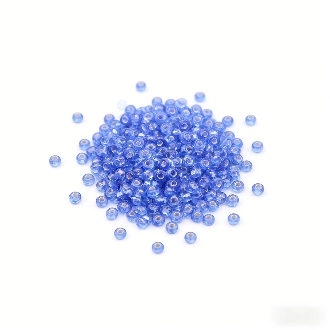 High-Quality Silver Core Glass Rice Beads for Handmade DIY Projects