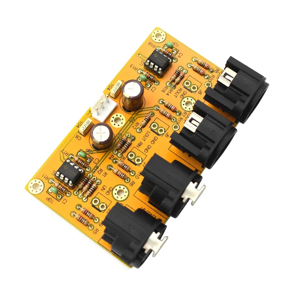 Equilibrar Pré-amplificador Equilibrado Xlr para Desequilibrado Rca Desequilibrado Rca para Equilibrado Xlr Rca para Xlr Converter Switch Board para Dca - Image 3