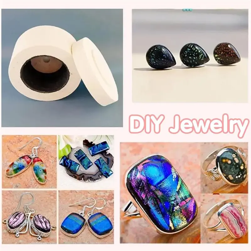 3 Bags /84G COE90 Dichroic Glass Scrap Assorted Fusible Glass Fusing Microwave Kiln For Jewelry Making Supplies