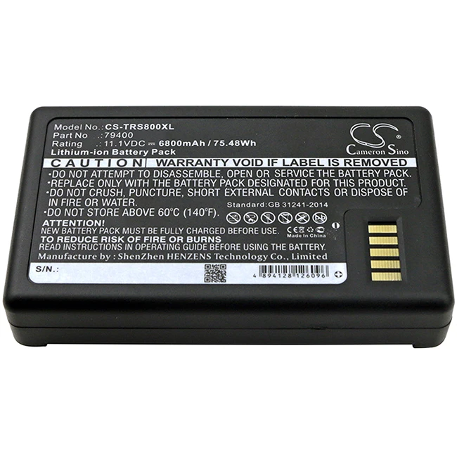 Cameron Sino 6800Mah Batteria Per Spectra Focus 35 Trimble 79400 99511-30 S3 S5 S6 S8 Vx Sps610 Sps620 Stazione Totale