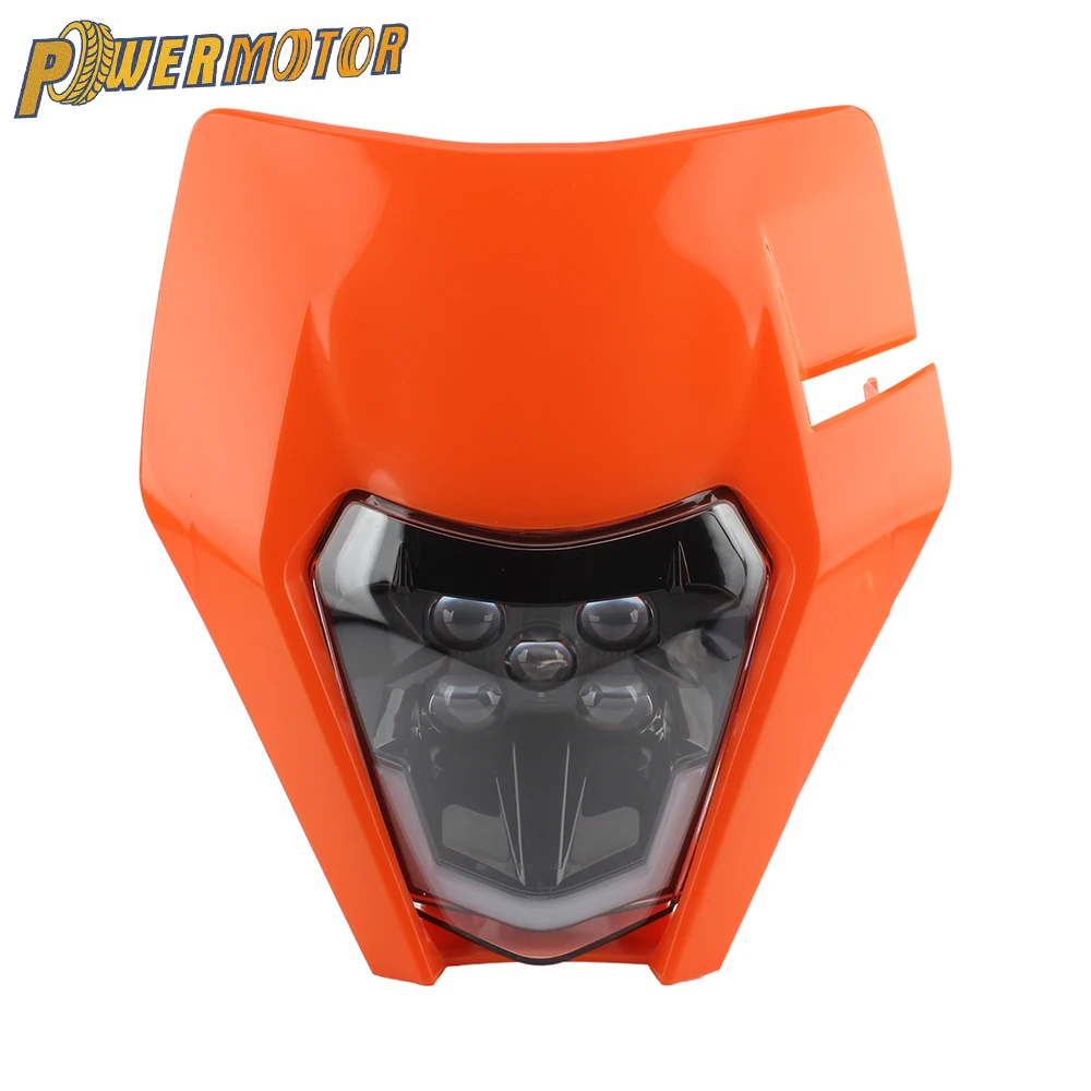 

For KTM EXC EXCF SX SXF XC XCW XCF XCFW 125-530 Motorcycle Headlight Plate LED 2016-2023 Enduro Motocross Modified Parts Tuning