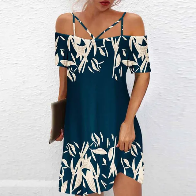 Womens Shoulder Summer Dresses | Casual Women Summer Dresses 2022 - Women  Summer - Aliexpress