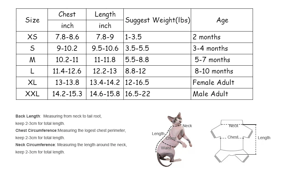 Pet Warm Sweater Sphynx Cat Clothes Fashion Soft Cat Clothing Comfort Warm and thickened Winter Sphinx Hairless Cat Clothing