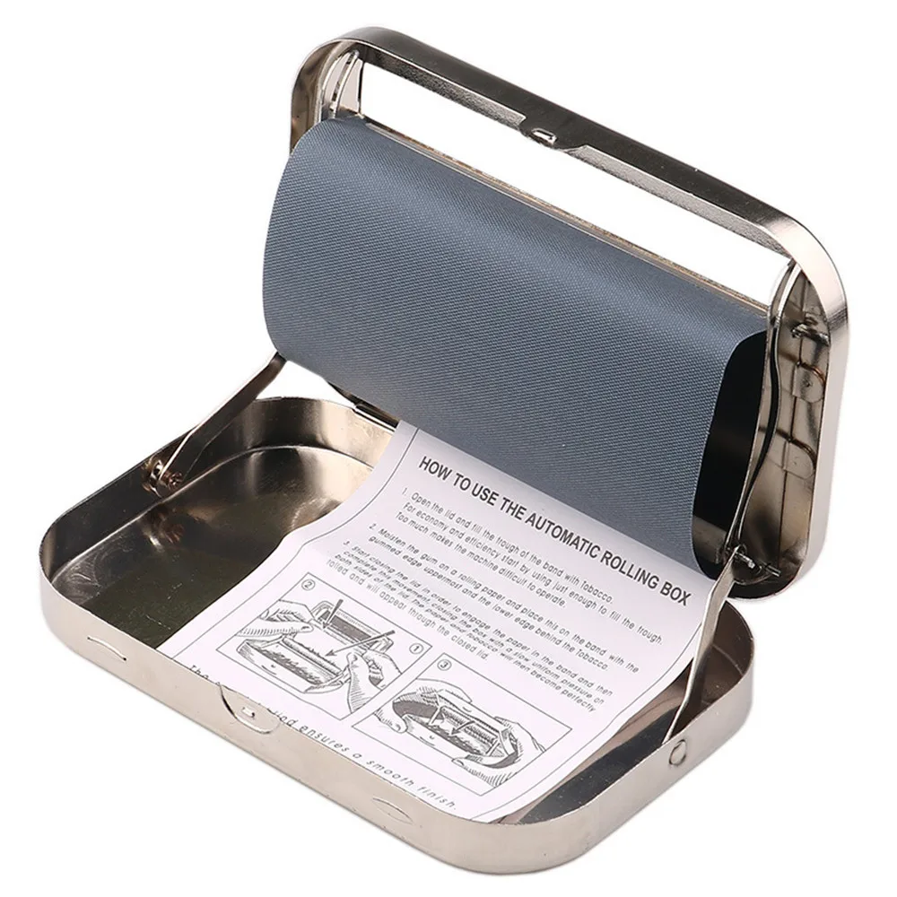 클래식한 레트로 스타일의 황동 합금 담배 케이스, 남성 선물로 최적인 액세서리, 20개 수납 가능한 패션 박스 홀더 11 금속 담배 케이스 수동 담배 롤링 머신, 자동 연기 제조기, 담배 롤러 흡연 도구, 담배 액세서리