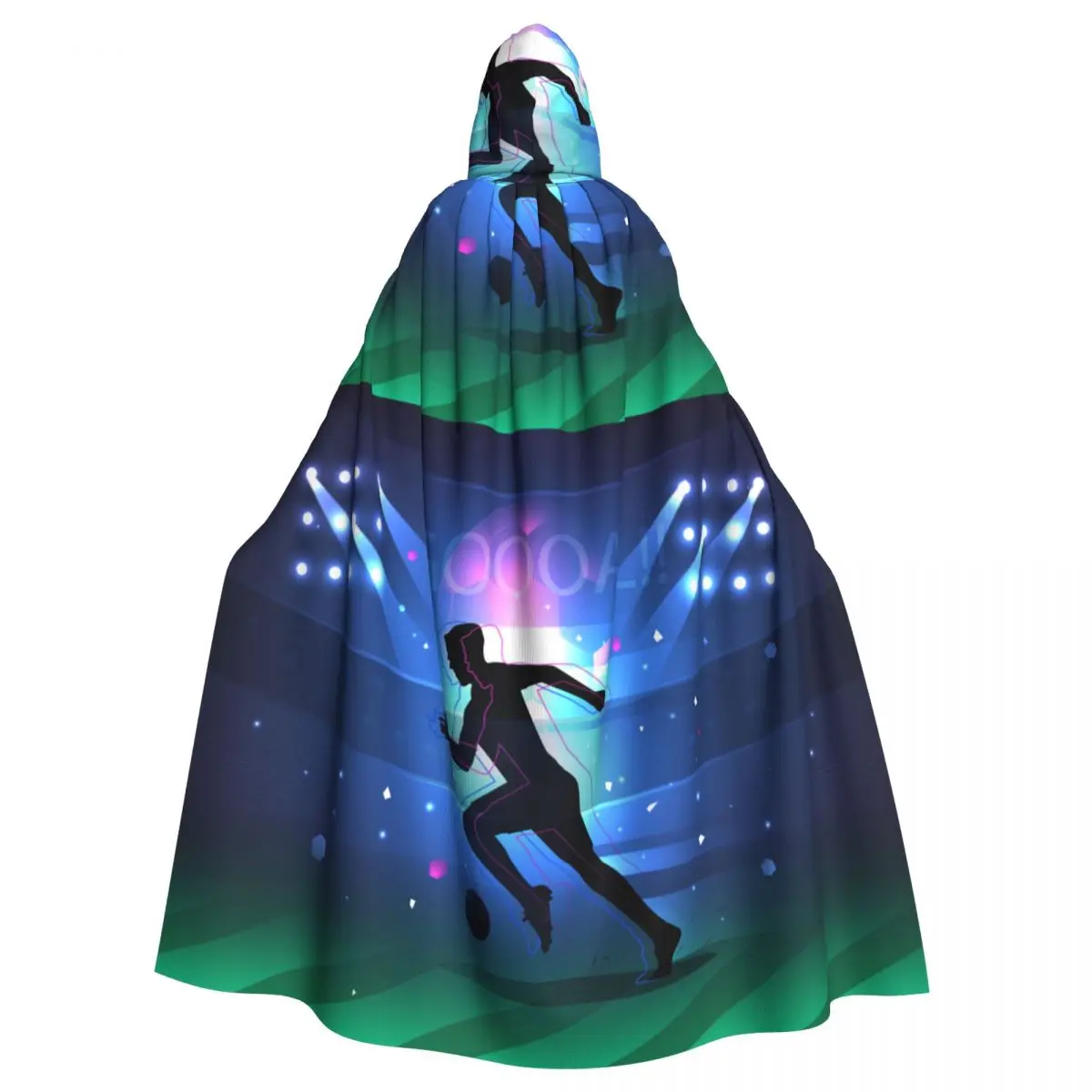 

Абстрактная накидка с капюшоном для футбола из полиэстера унисекс накидка с ведьмой аксессуар для костюма