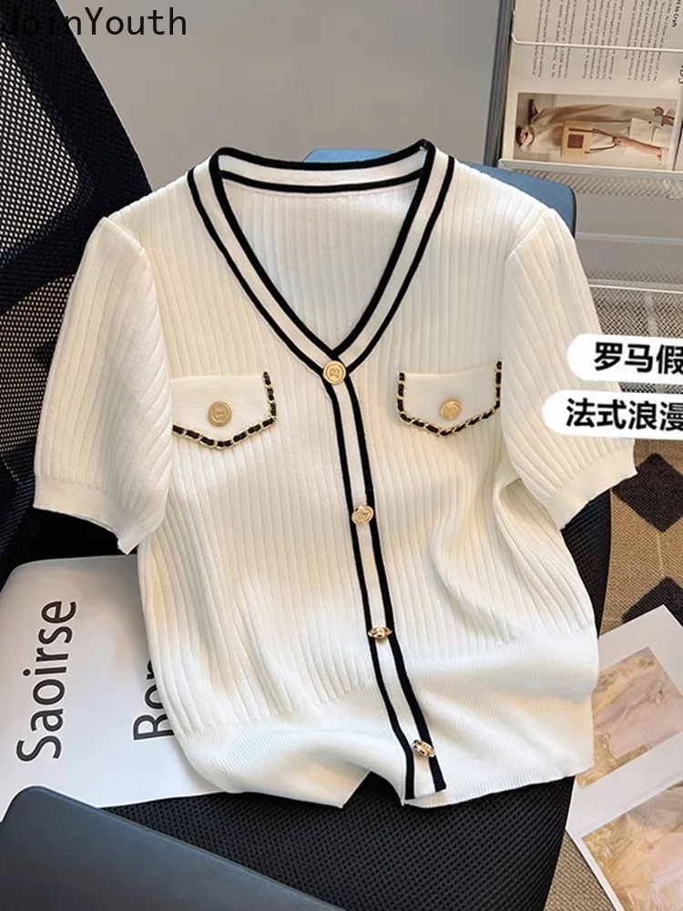 Maglietta da donna elegante, senza maniche, con maniche ad ali, da donna, estiva, con scollo a V, casual, girocollo, a maniche lunghe, beige., M