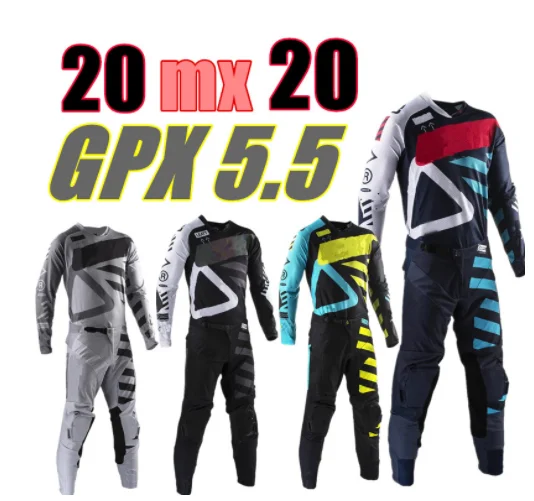 

4 Colors New MX Motocross Gear Set GPX 5.5 Moto Motorcycle Kits ATV Dirt Bike Jersey And Pants Supercross Enduro Jersey Set gp1