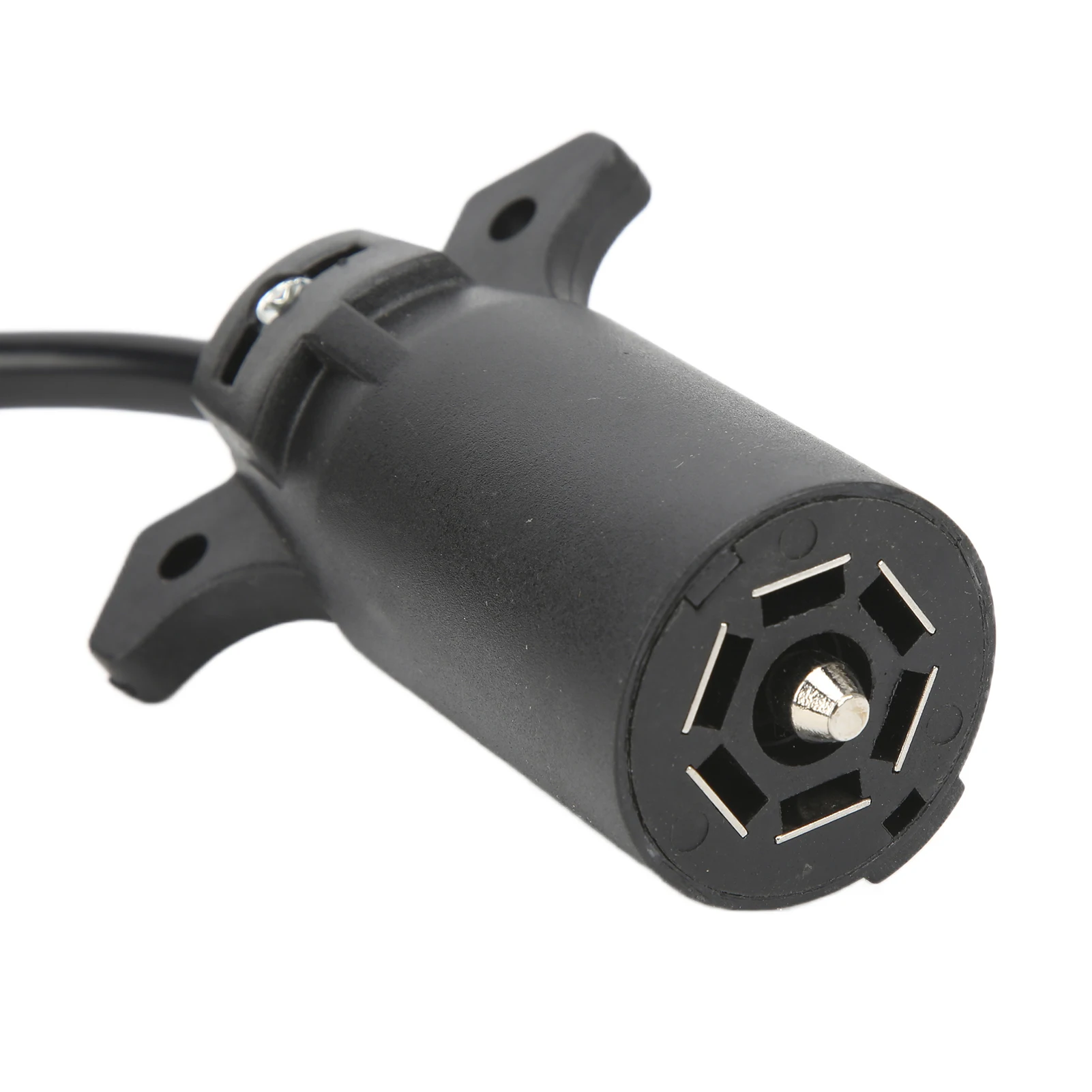 Kunststoff-Auto-Stecker, US-Fahrzeug, 7-Wege-Blade-Stecker auf europäischen 13-poligen runden Stecker für Auto- und LKW-Anhänger-Stecker – Detail 16