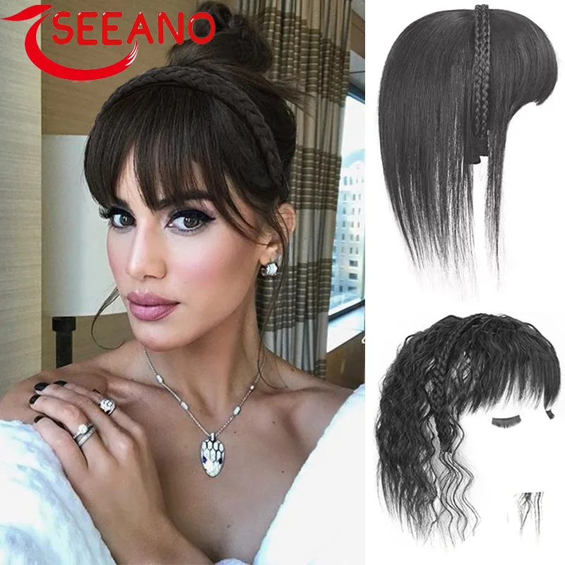Hair Extensions Hairpieces Bangs Braids Headband Headband Wig Bangs