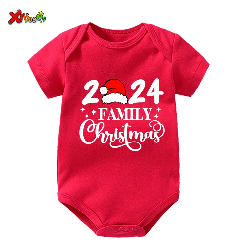 thumbnail image 1 of Camiseta de atuendo familiar a juego 2024, camisas familiares a juego para Navidad, camisa de atuendo, blusas de fiesta con apariencia familiar, atuendos para bebés, ropa de regalo, 1 of 5