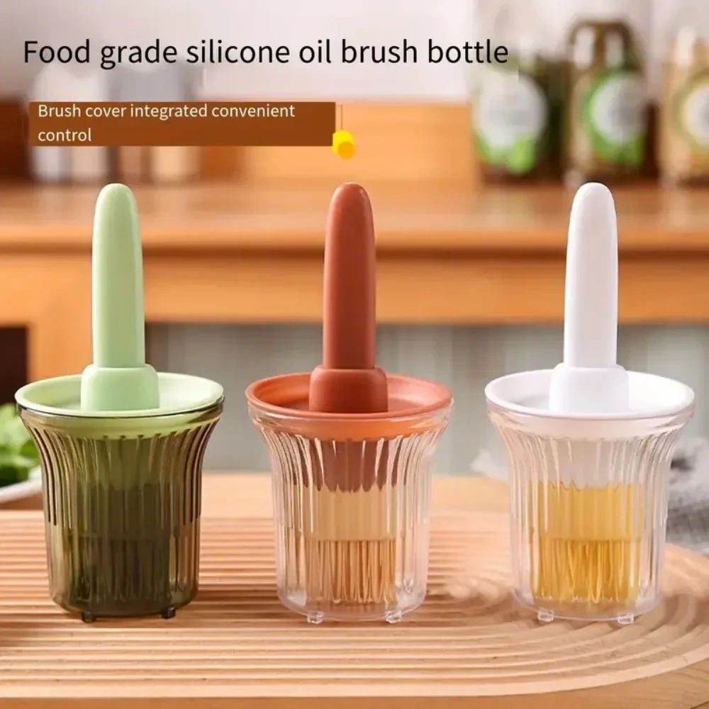 BBQ Brush Split Type High Temperature Resistant Silicone Nylon Oil Brush Bottle Cake Baking Cream Cooking Kitchen Household Tool cooking brush