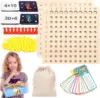 Math Multiplication Board Montessori Wooden Toys Kids Preschool Learning Educational Board Game Toys For Counting Teaching 3