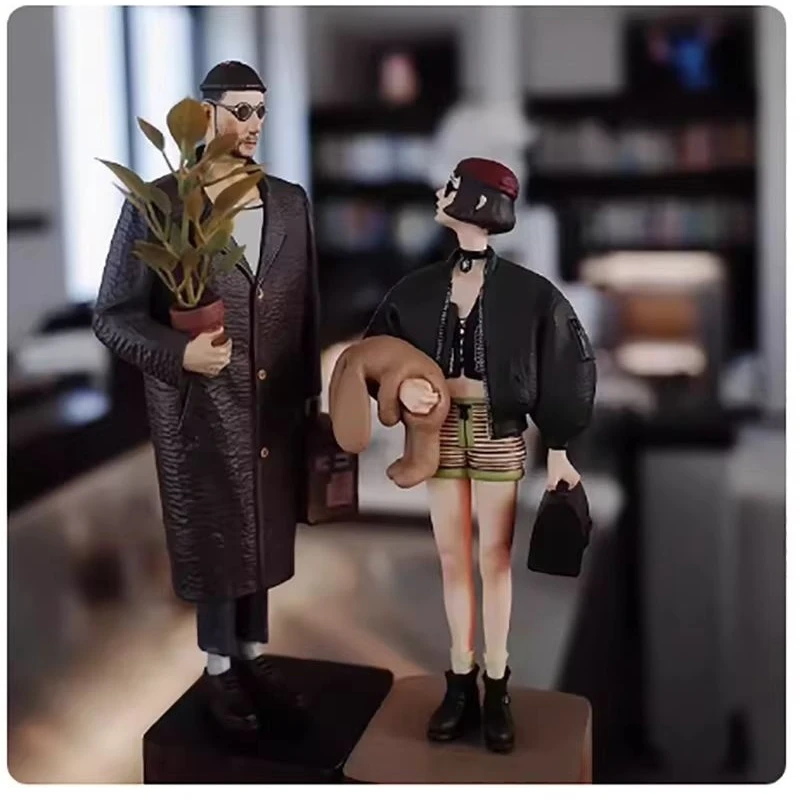 New Leon And Mathilda 1 Set Statue Trendy Killer Doll Movie