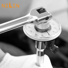 

Torque Wrench 1/2 Torque Gauge Easy To Read Wrench Adjustable Auto Garage Tool Set for Car Repair Angle Gauge Hand Repair Tools