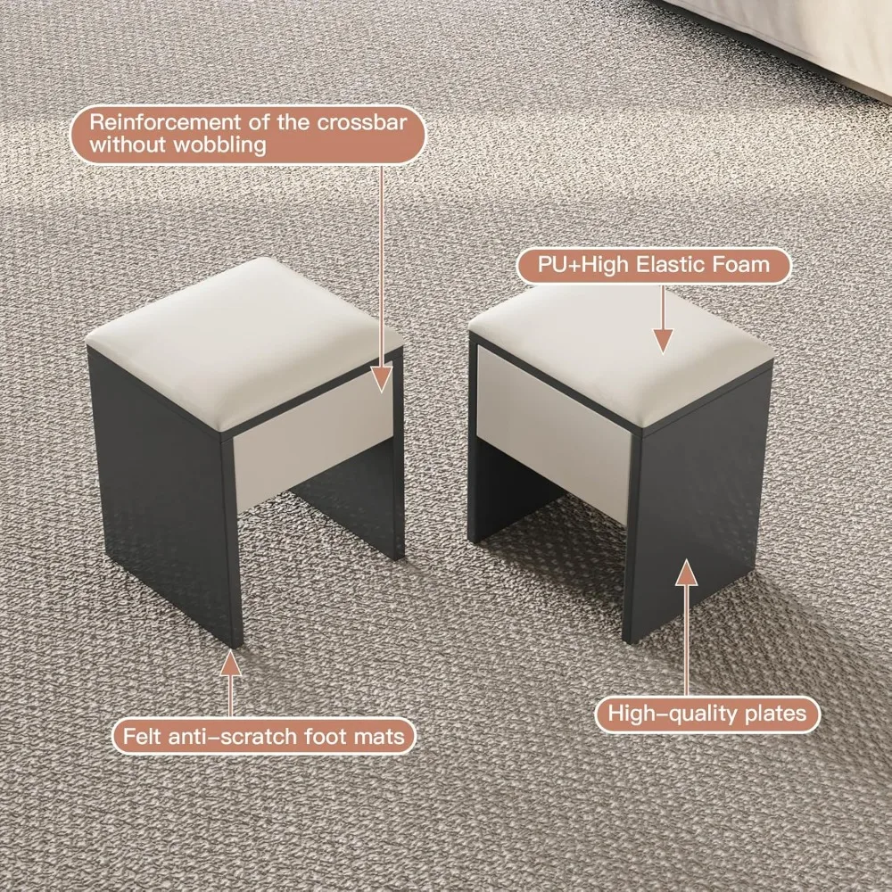 47.24" L Lift Top Coffee Table with 4 Stools, Rising Tabletop Work Table,Center Table with Hidden Storage for Living Room Space- 6