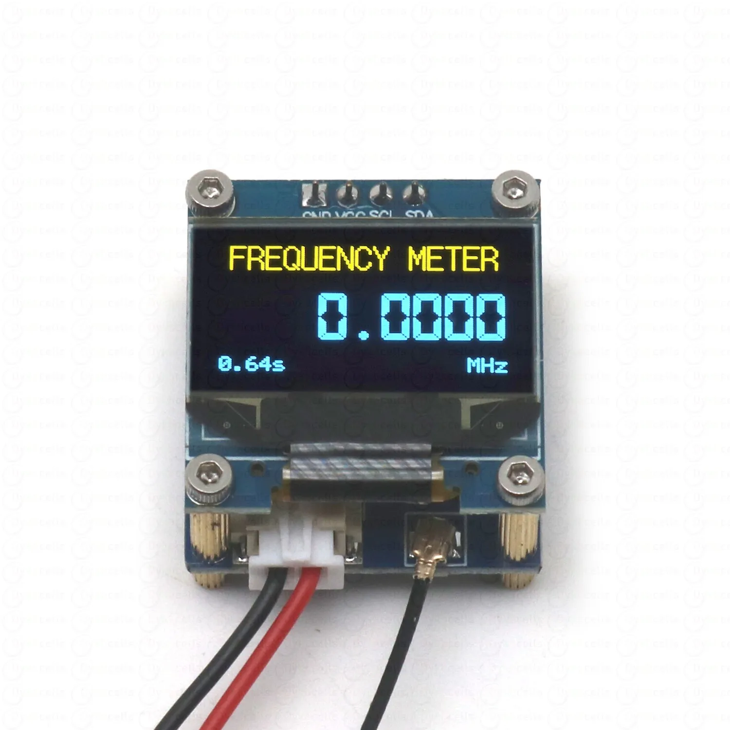 20MHz-2.7GHz RF周波数カウンター高精度デジタル周波数計測定、アマチュア無線アンプのテストおよびアンテナチューニング用 ...