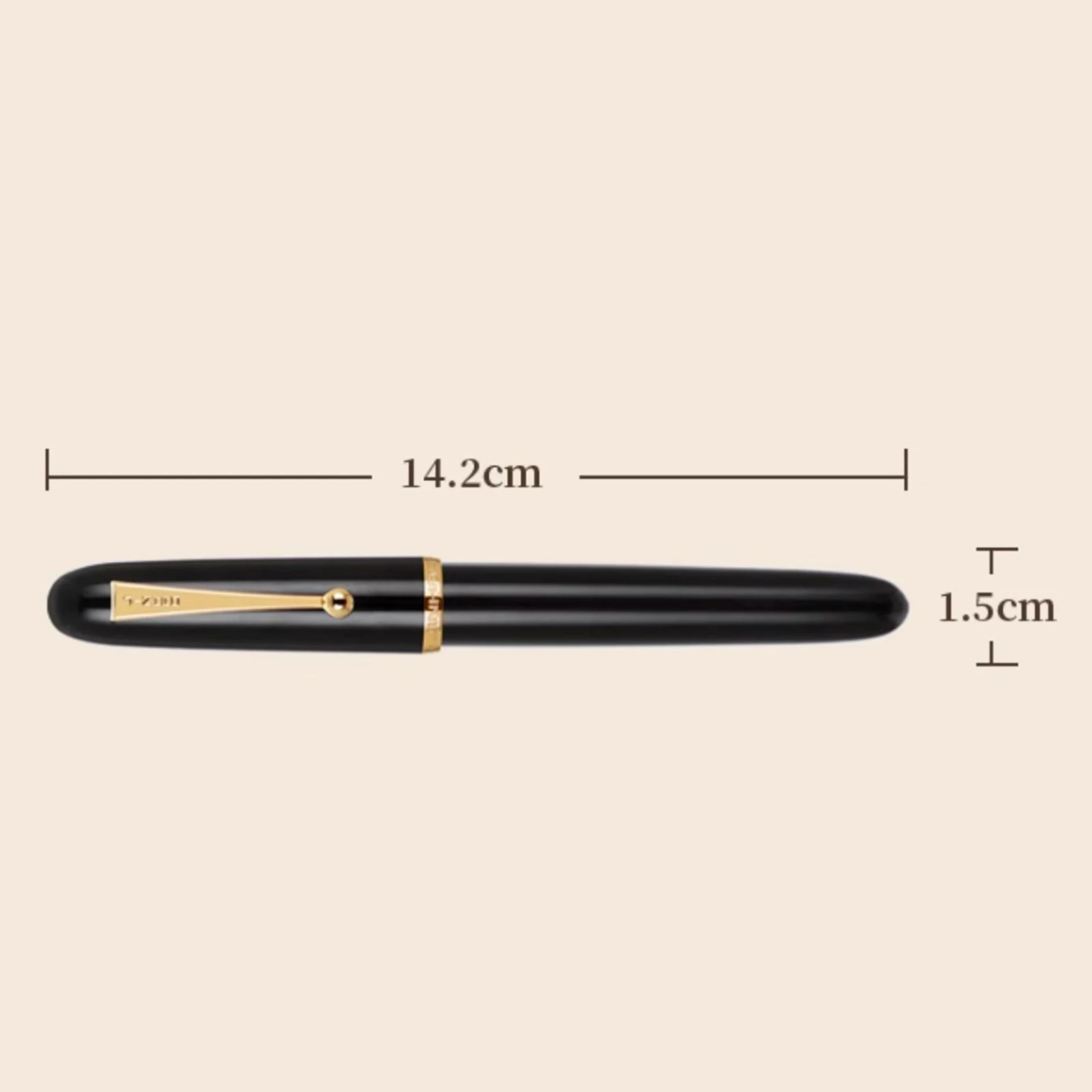 Jinhao 9016 Transparent Fountain Pen Resin ink pens EF F M Nib Student School Stationery Business Office writing Supplies Gifts 4